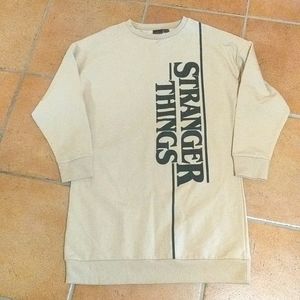 Stranger Things sweatshirt/ dress